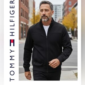 Tommy Hilfiger Men's Black Jacket Size 2xl